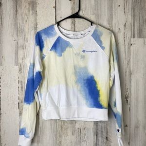Champion | Tie Dye Crop Top Sweater